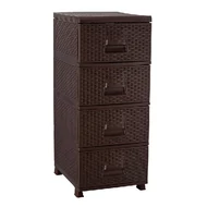 SENYA 4552 4 FIÓKOS RATTAN KOMÓD 90,0 * 46,0 * 37,5 cm