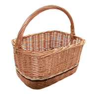 VESSZŐ BEVÁSÁRLÓKOSÁR M2  39,0 x 27,0 x 21,0 / 37,0 cm