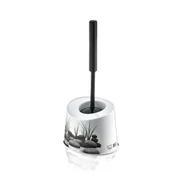 Ö-D026 DEKOROS OVÁLIS WC KEFE TOKKAL  X04 SZÜRKE