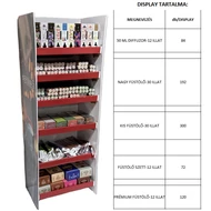 FÜSTÖLŐ DISPLAY  (TELJESEN FELTÖLTÖTT PAPÍR DISPLAY)