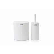 CK-OKY-432-B MINA KEREK FÜRDŐSZOBAI SZETT 6,5L KUKA+WC KEFE TOKKAL- FEHÉR