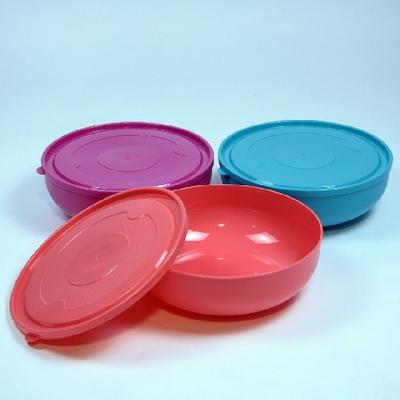 D-199 LAPOS TÁL FEDŐVEL 4.25 L PINK/KÉK/KORALL
