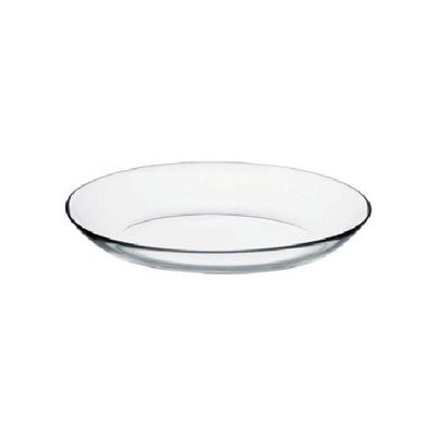 ÜVEG OVÁL TÁL 25 CM 10358  25,0 x 19,0 x 1,5 cm