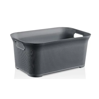 Ö-CZ007 LINE DEKOROS SZENNYESKOSÁR  26L X38 SZÜRKE