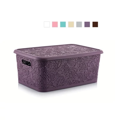 AS-315 CSIPKE MINTÁS TÁROLÓDOBOZ TETŐVEL 5L AS-315 CSIPKE MINTÁS TÁROLÓDOBOZ TETŐVEL 5L