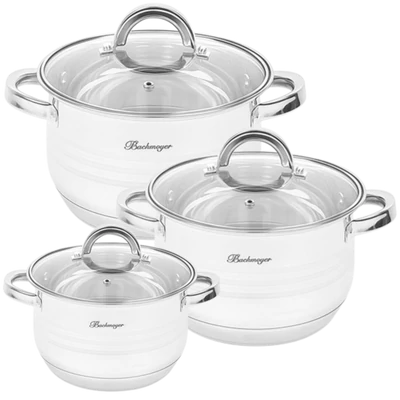 BM-15758 6 RÉSZES EDÉNYKÉSZLET 2,9L+3,9L+6,5L