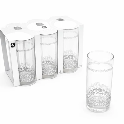 ÜVEGPOHÁR 6 DB CLASSICO DEKOR ROCOCO 91206D340 2,7DL