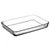 BORCAM SÜTŐ TÁL SZÖGLETES 3 800 ml 59204   (400 x 270 x 50 mm) 6 db / karton