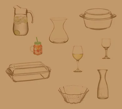 Üveg termék kínálat